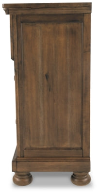 Flynnter Queen Panel Bed, Dresser and Nightstand