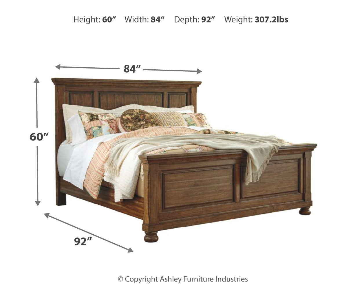 Cama con paneles Flynnter King