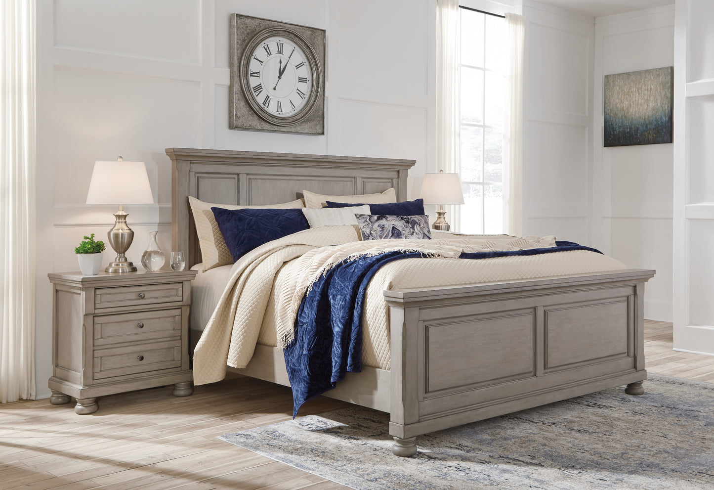 Cama Lettner California King con paneles