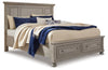 Cama Lettner Queen con almacenamiento y paneles
