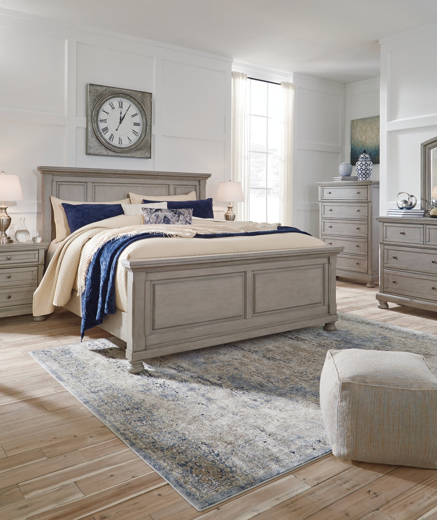 Cama Lettner Queen con paneles