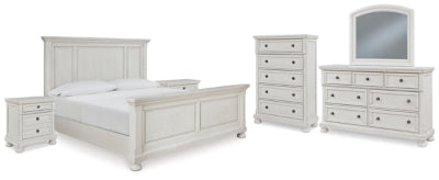 Paquete de dormitorio de 8 piezas