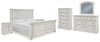 Paquete de dormitorio de 8 piezas