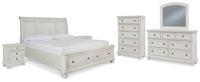 Paquete de dormitorio de 8 piezas