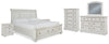 Paquete de dormitorio de 8 piezas