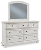 Robbinsdale Queen Panel Bed, Dresser, Mirror and Nightstand