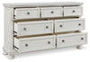 Cama y cómoda Robbinsdale Twin Sleigh con espacio de almacenamiento