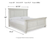 Cama Queen con paneles Robbinsdale