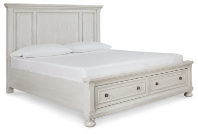 Cama Robbinsdale King con almacenamiento y paneles