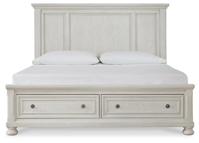 Cama Robbinsdale King con almacenamiento y paneles