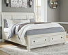 Cama tipo trineo Robbinsdale Queen con espacio de almacenamiento