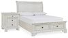 Cama y mesita de noche con almacenamiento completo Robbinsdale
