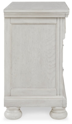 Robbinsdale Queen Panel Bed, Dresser, Mirror and Nightstand