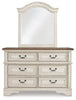 Realyn Twin Panel Bed, Dresser, Mirror and Nightstand