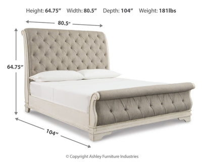 Cama tipo trineo Realyn King