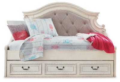 Realyn Twin Storage Day Bed and Nightstand