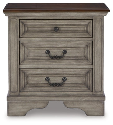 Lodenbay Queen Upholstered Panel Bed, Dresser, Mirror and 2 Nightstands