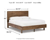 Cama King con paneles Isanti