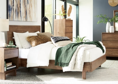 Cama Queen con paneles Isanti