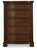 Lavinton King Poster Bed, 2 Chests and Nightstand