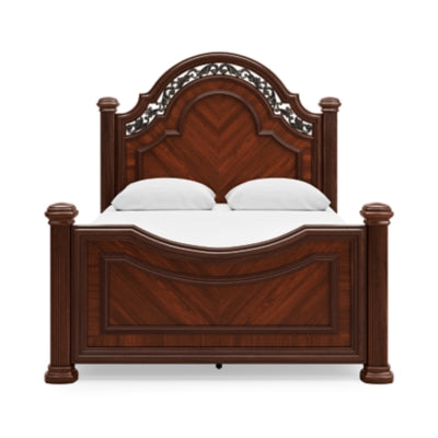 Lavinton Queen Poster Bed, Dresser, Mirror, Chest and Nightstand