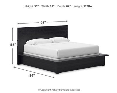 Cama con paneles Londer King