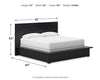 Cama con paneles Londer King