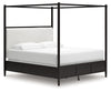 Cama con dosel tapizada Portdown California King