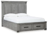 Cama Queen con almacenamiento Russelyn