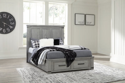Cama Queen con almacenamiento Russelyn