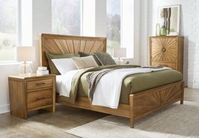 Cama Queen con paneles Takston