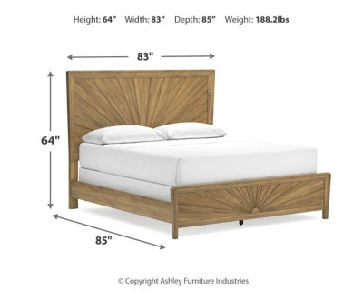 Cama Takston California King con paneles