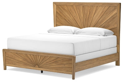 Cama King con paneles Takston