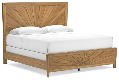Cama King con paneles Takston