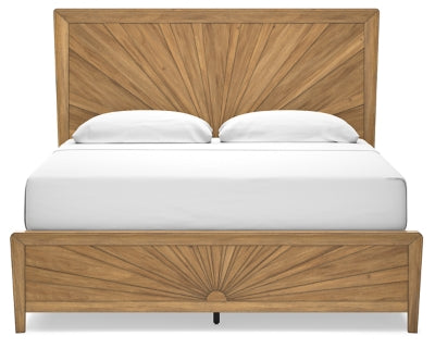 Cama King con paneles Takston