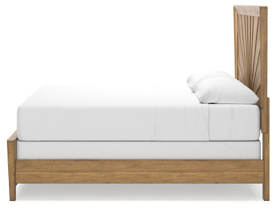 Cama King con paneles Takston