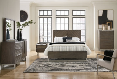 Cama Queen Arkenton con paneles