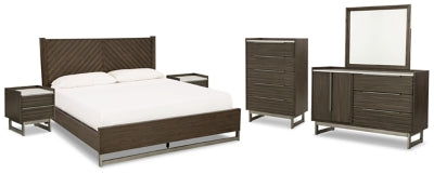 Paquete de dormitorio de 8 piezas