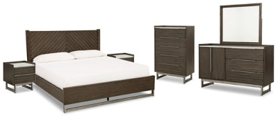 Paquete de dormitorio de 8 piezas
