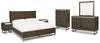 Paquete de dormitorio de 8 piezas