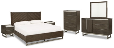 Paquete de dormitorio de 8 piezas