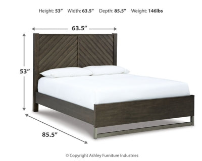 Cama Queen Arkenton con paneles