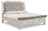 Cama tipo trineo Queen con espacio de almacenamiento Havalance
