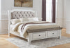 Cama tipo trineo Queen con espacio de almacenamiento Havalance