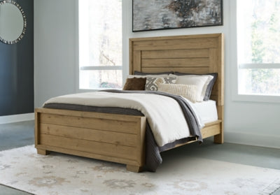 Cama Queen con paneles Galliden