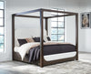 Breckington Queen Upholstered Canopy Bed