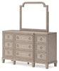 Jorlaina Dresser and Mirror