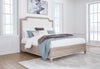 Jorlaina Queen Upholstered Panel Bed