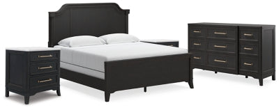 Paquete de dormitorio de 6 piezas