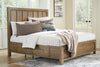 Cama California King con paneles y espacio de almacenamiento Cabalynn